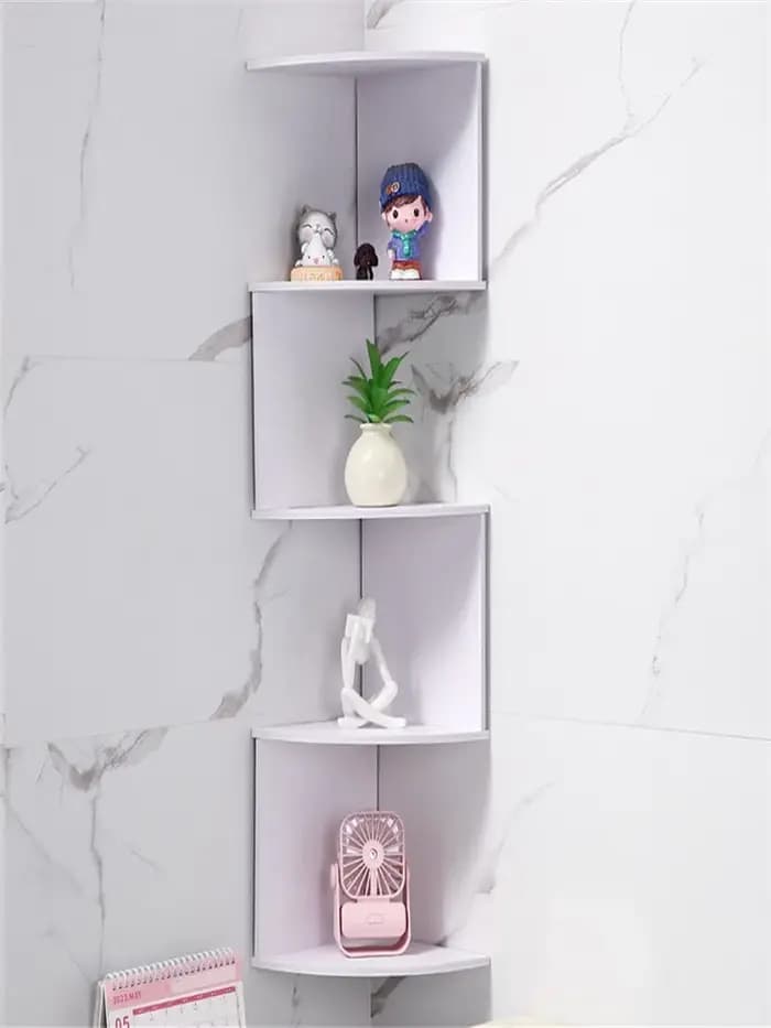 Étagère murale élégante au design moderne, gain de place pour livres et décoration dans la chambre ou le bureau
