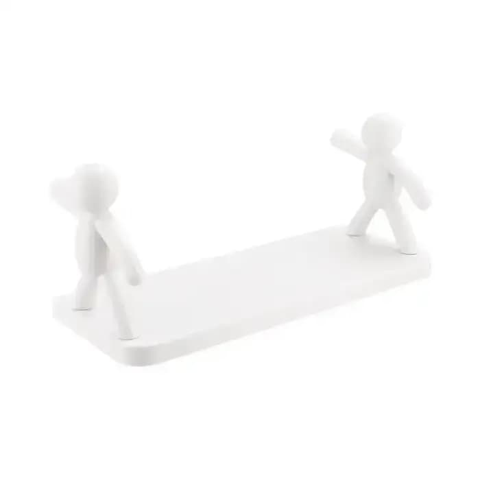 Étagère de rangement auto-adhésive en plastique PP, étagère polyvalente pour salle de bain, shampoin