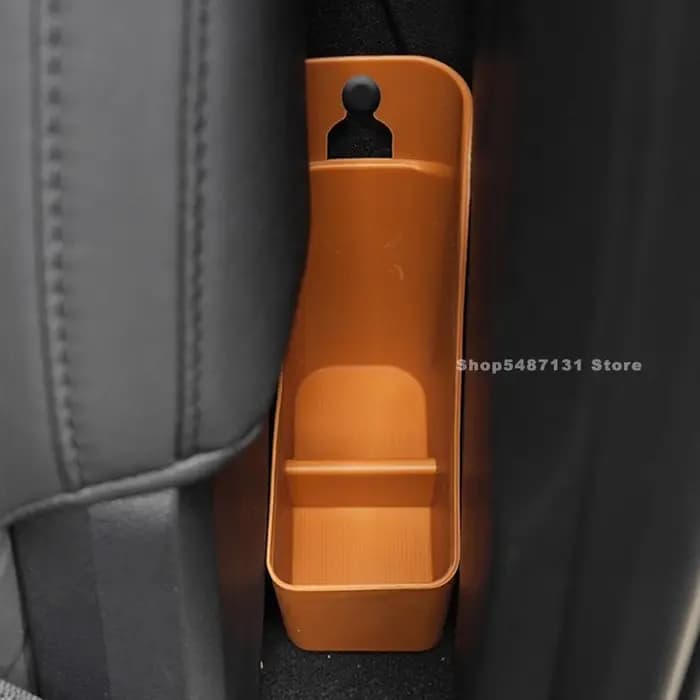 Boîte de rangement latérale pour siège arrière de voiture