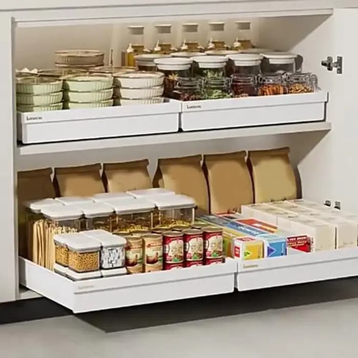 Support de rangement de cuisine extractible