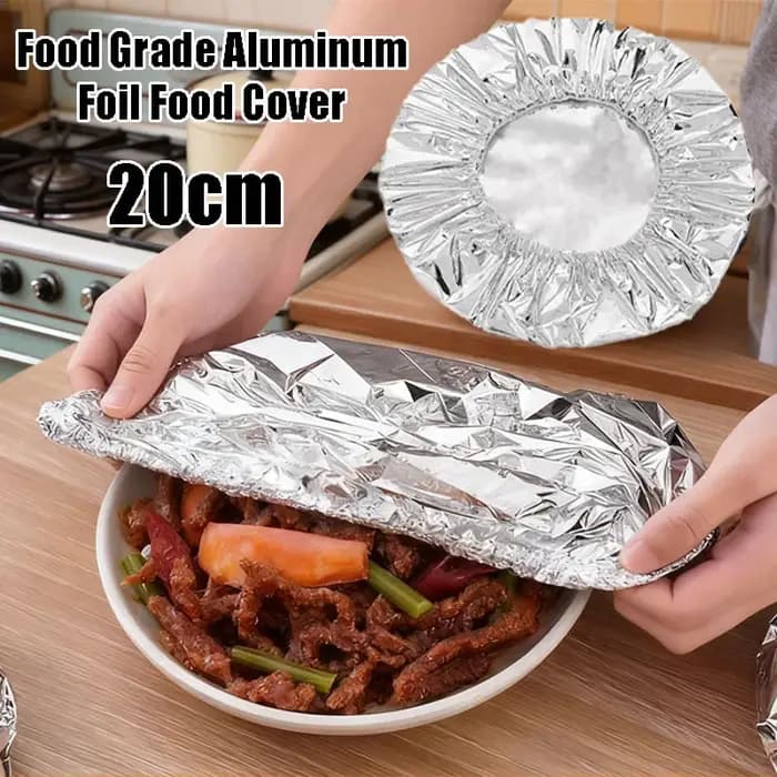 Couvre-plats réutilisables écologiques en aluminium, durables et isolants, pour bols, plats, rangement de cuisine et cuisson quotidienne