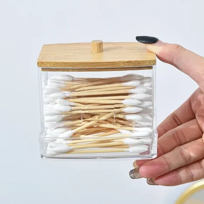 Boîte de rangement pour coton-tige