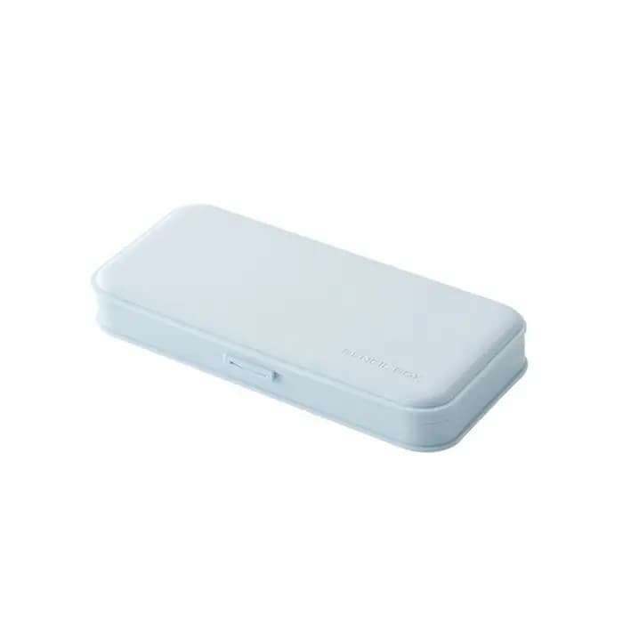 Boîte de papeterie mate minimaliste – Organisateur étanche avec séparateurs de grille | Étui à crayons Macaron