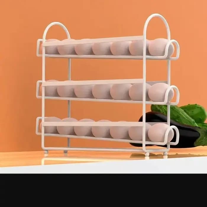 Distributeur d'œufs, support de rangement pour œufs multi-niveaux