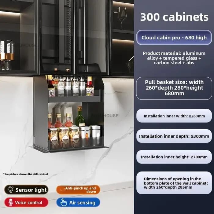 Panier de rangement électrique intelligent pour condiments