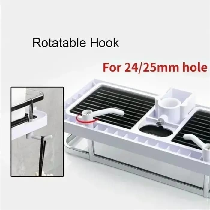 Support de rangement pour salle de bain et douche