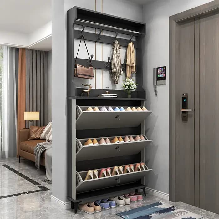 Meuble à chaussures ultra-fin de style italien