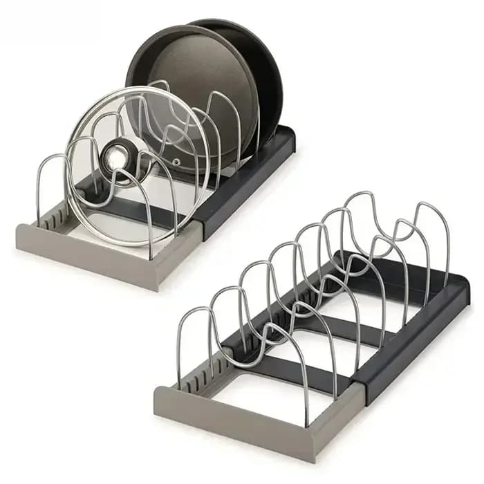 Support de rangement extensible pour casseroles et poêles