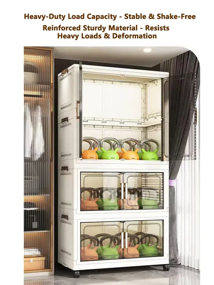 Boîte de rangement pour vêtements, grande capacité, armoire domestique extra-large, boîte de rangement en plastique pour couettes, armoire de rangement pliable pour vêtements, armoire de rangement