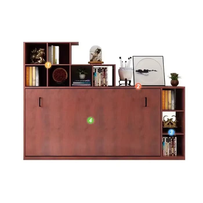 Armoires de rangement de lit fantaisie Queen Size