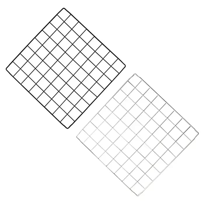 Combinaison de rangement multifonctionnelle en métal noir 35x35cm