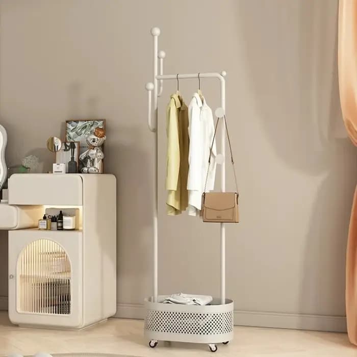 Porte-manteau mural de luxe avec étagère pour entrée