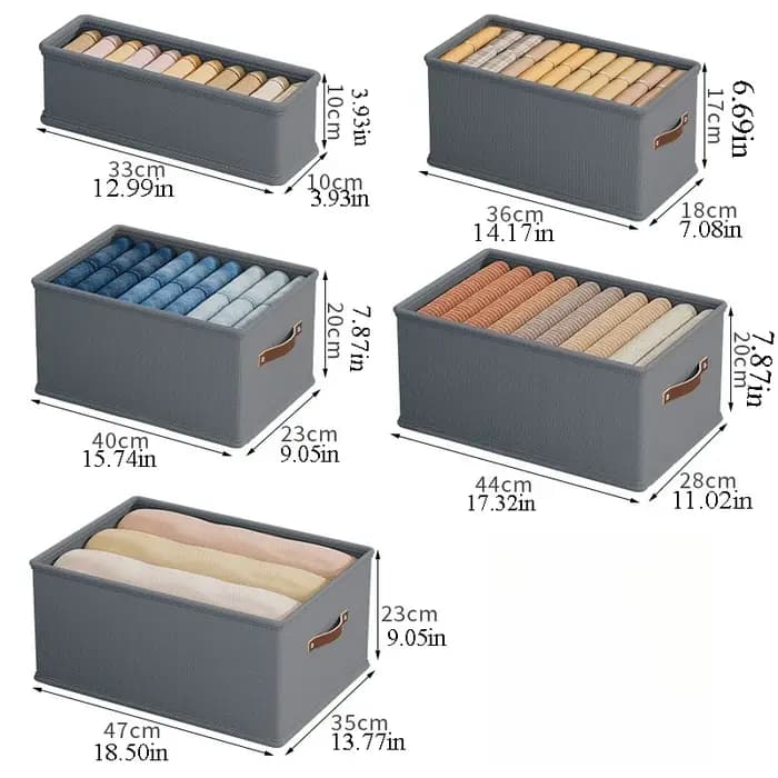 Boîte en tissu Oxford, panier de rangement pour vêtements