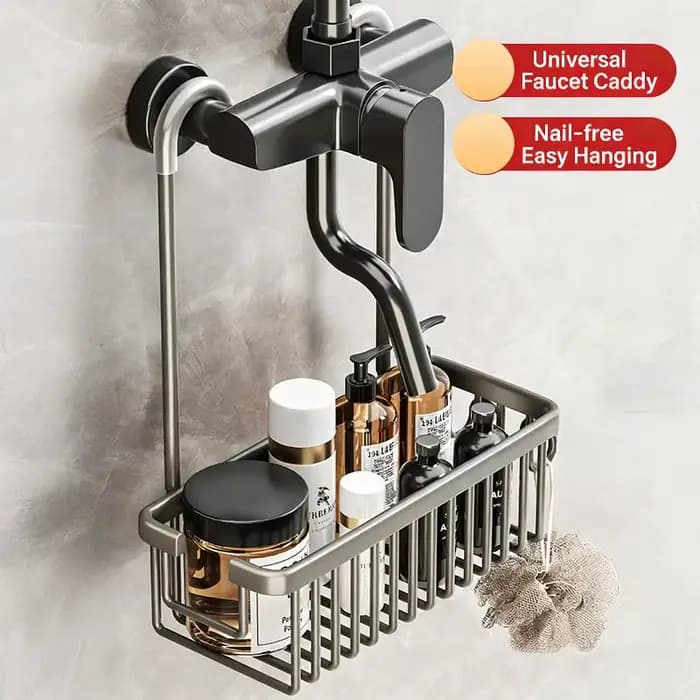 Étagère de douche pratique pour toilettes