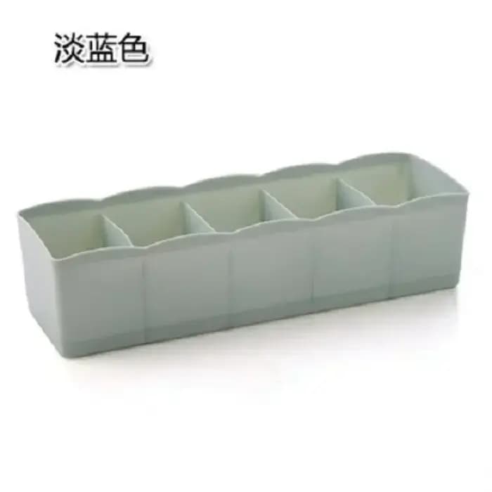 Boîte de rangement pour sous-vêtements et chaussettes, 5 grilles, tiroir, placard, boîtes de tri, di