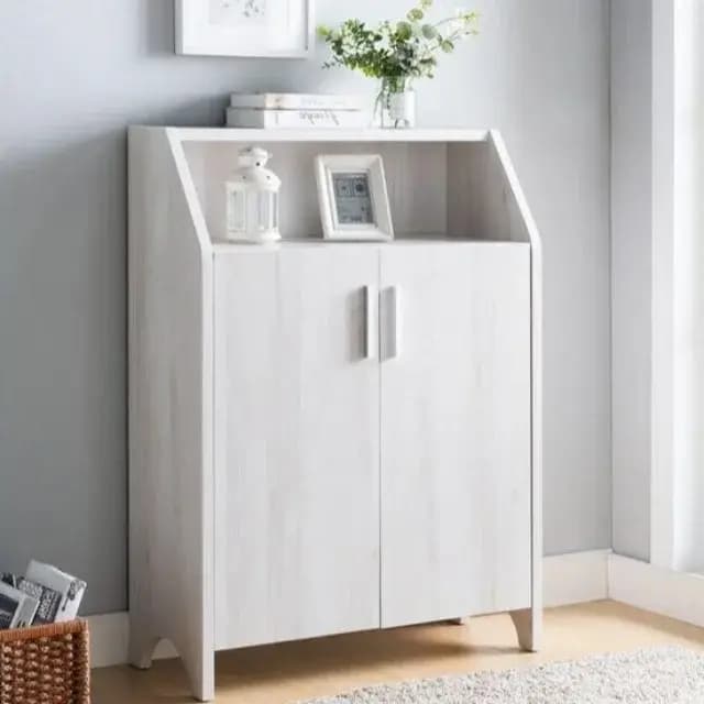 Meuble à chaussures, étagère à chaussures basculante en panneau composite, rangement moderne peu encombrant pour hall d'entrée, étagère à chaussures fine pour couloir