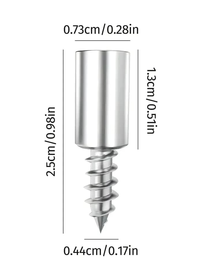 Chevilles de Support d'étagère avec vis, 20 pièces, Support robuste pour armoires, étagères, meubles