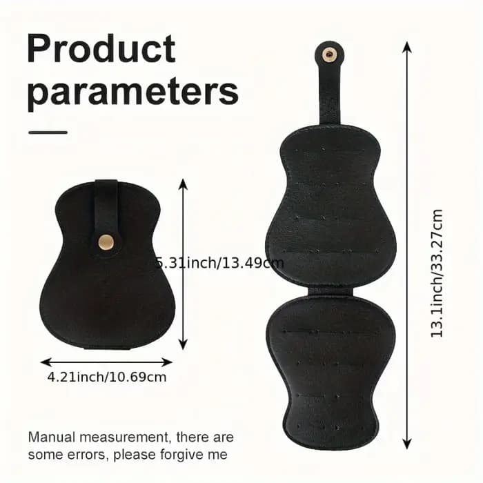 Sac de rangement pour plectres de guitare