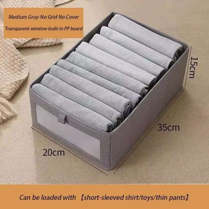 Boîtes de rangement pliables en tissu grande capacité pour pantalons et vêtements