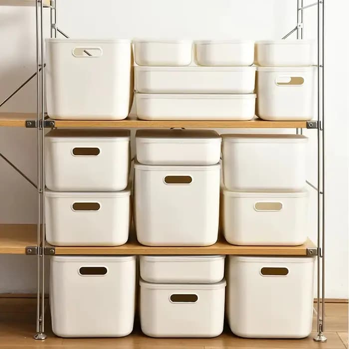 Panier organisateur jouets articles divers cosmétiques vêtements boîte de rangement sans couvercle