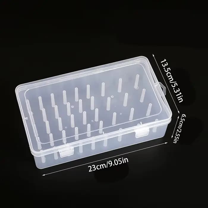 Boîte de rangement en plastique à 42 compartiments