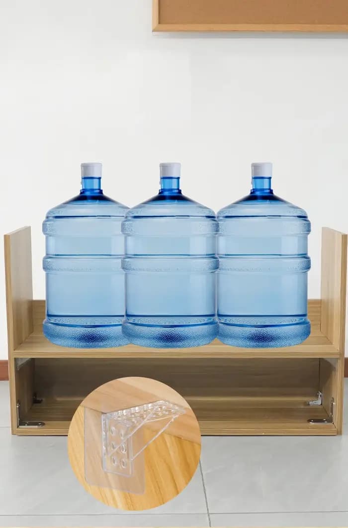 Supports d'étagère en acrylique transparent robustes