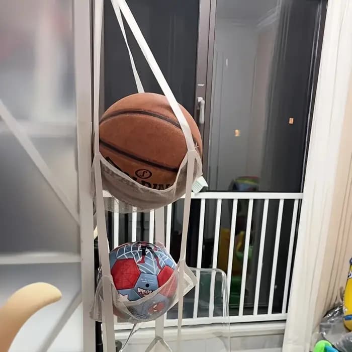 Sac de rangement suspendu pour ballons