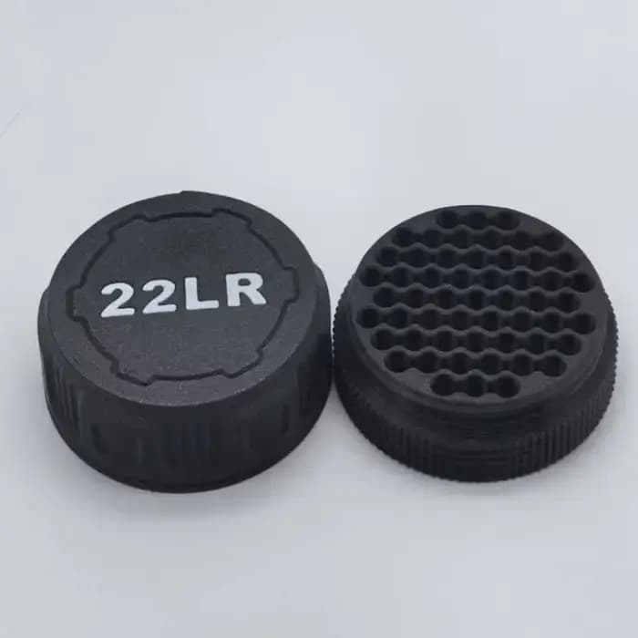 Nouvelle boîte de rangement durable de 50 pièces/boîte, 1 pièce, mini boîte de rangement .22LR, form