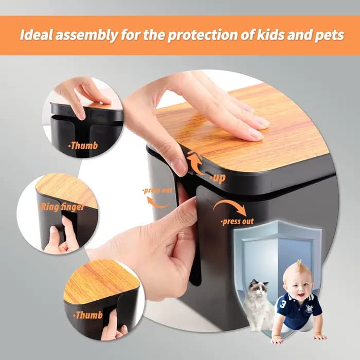Boîte de gestion de câbles, kit de gestion de câbles pour multiprise pour cacher les fils, boîtes de