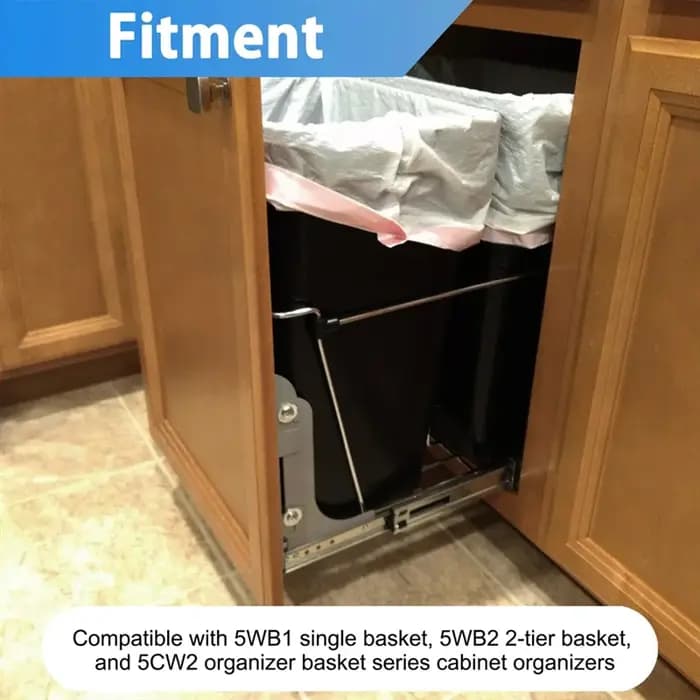 Pour ré-a-shelf 5WB1 5WB2 série pour Base de cuisine armoire organisateur panier RV étagère porte Kit de montage