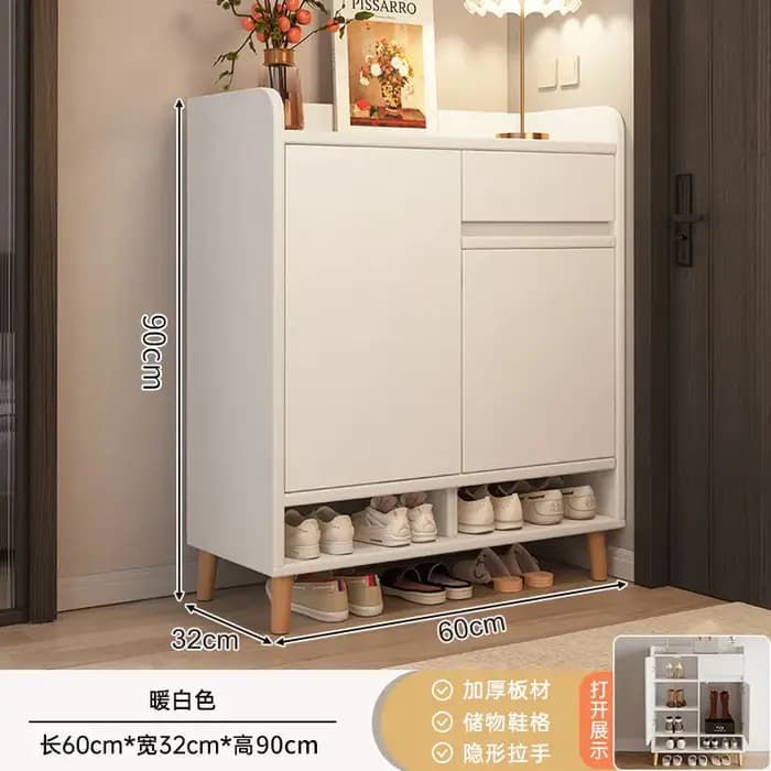 Meuble à chaussures design moderne vertical pour entrée, présentoir de luxe, armoire à chaussures mo