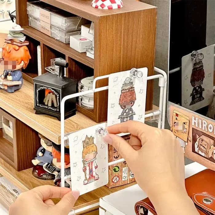 Étagère de bureau flottante pour présentation