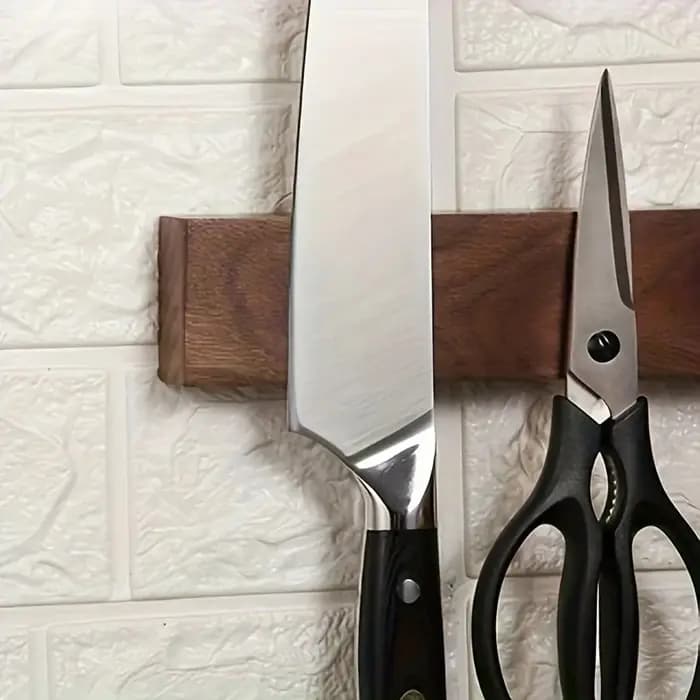 Porte-couteau magnétique mural, 1 pièce, 16 pouces, brochure, bande de couteau magnétique, couteau m