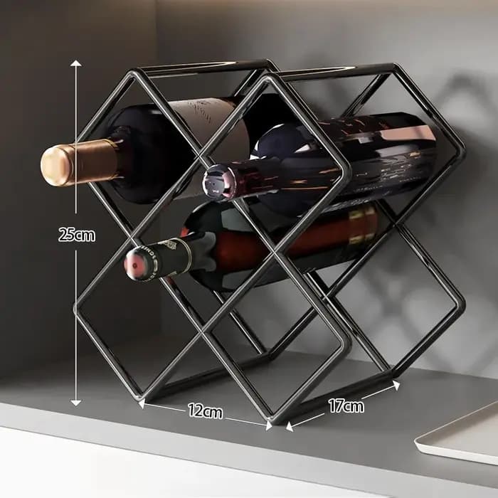 Casier à vin ménage lumière luxe losange treillis armoire à vin support de rangement bouteilles de vin