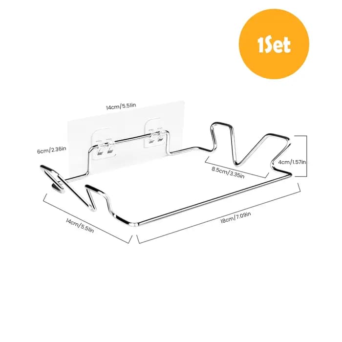 Porte-sacs à ordures en acier inoxydable T1, porte-poubelle de cuisine, porte-Cisco, support de rang