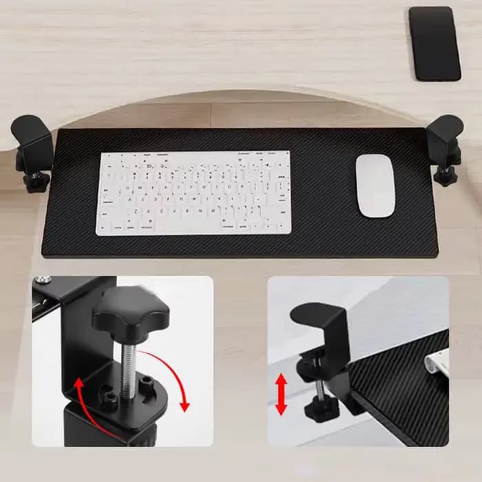 Étagère marketpour clavier MELKeyboard sous le bureau