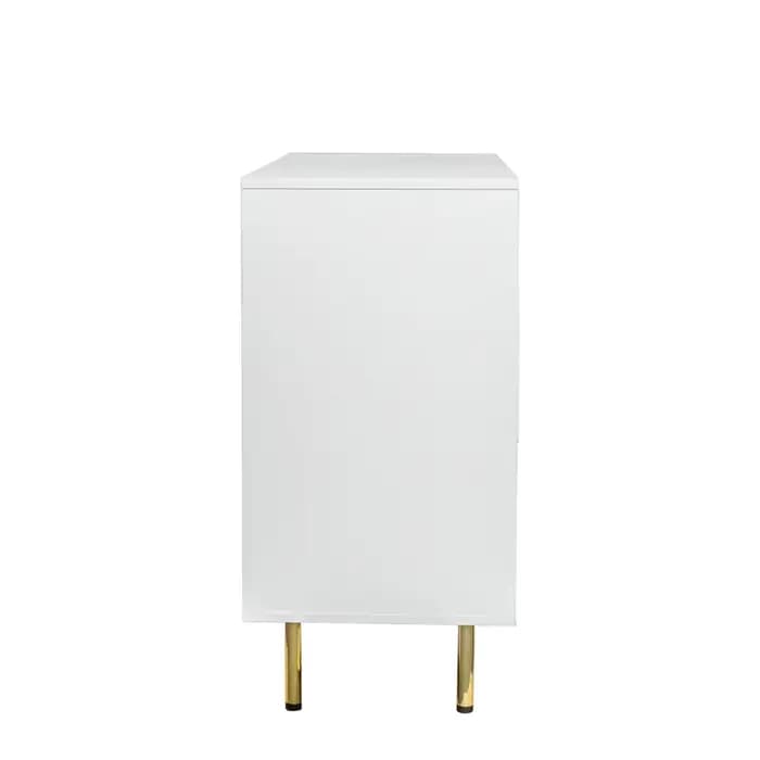 Armoire de rangement moderne avec poignée, buffet, armoires de rangement, 2 portes, salon, salle à m