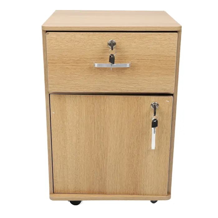 Armoire de rangement verrouillable sous le bureau