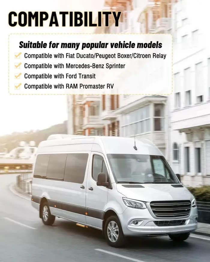 Armoires suspendues souples de 36 pouces pour camping-cars