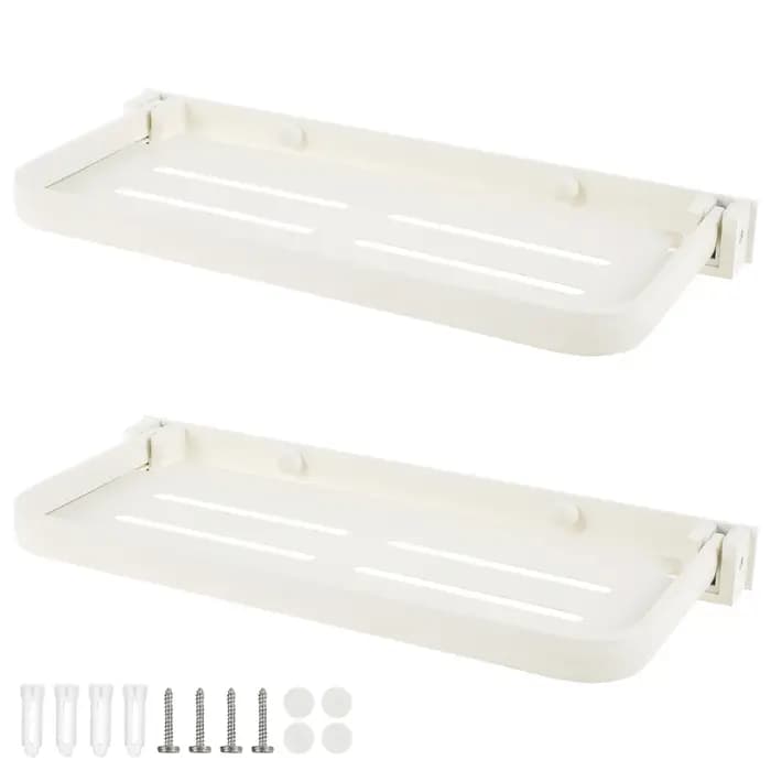 2 pièces RV étagère pliable RV en alliage d'aluminium étagère pliante murale RV étagère flottante ga