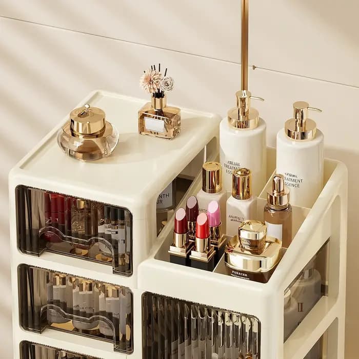 Boîte de rangement de cosmétiques de style tiroir