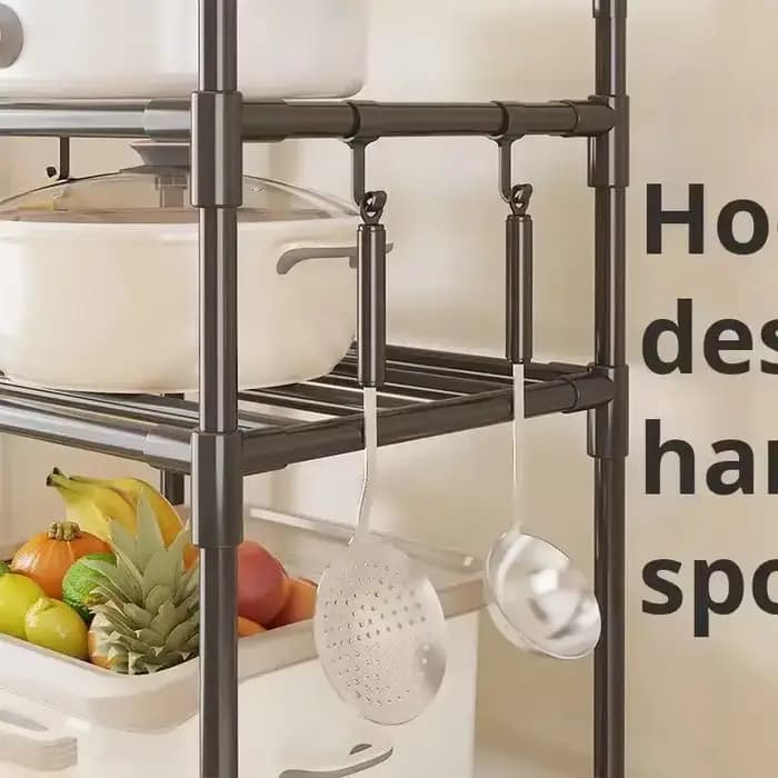 Étagère de cuisine en métal pour voiture