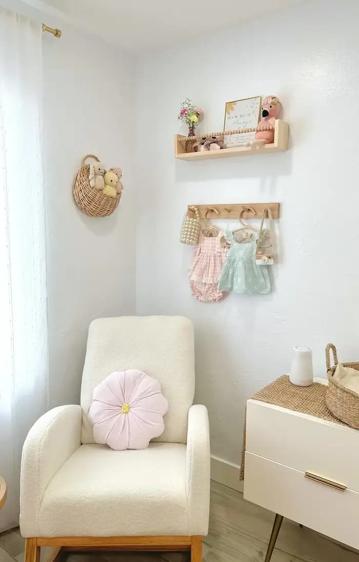 Bibliothèque flottante perlée pour enfants