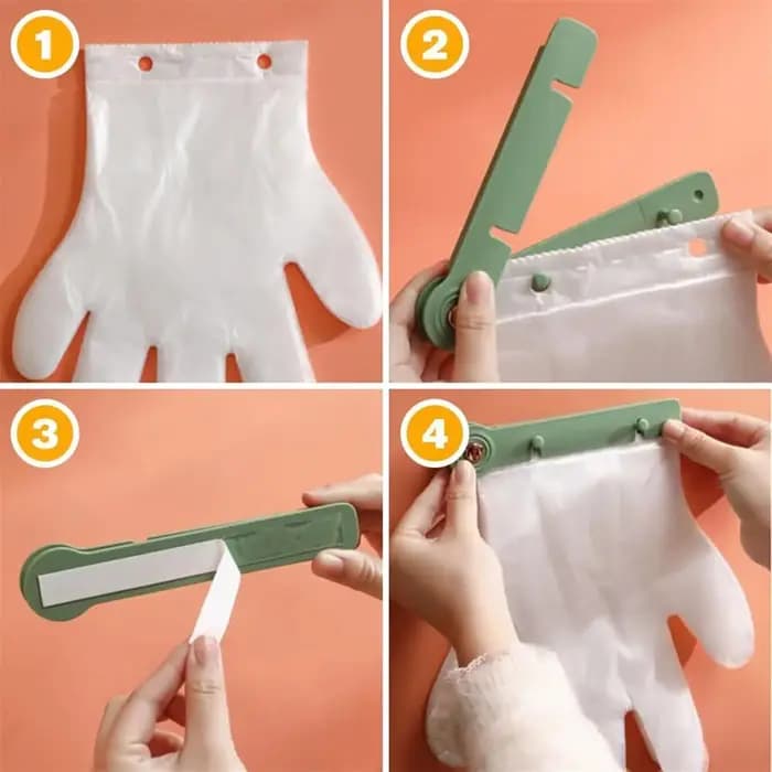 Boîte de rangement murale porte-gants jetables
