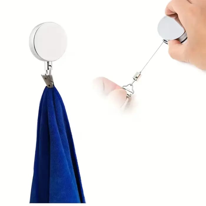 Porte-serviettes rétractable automatique