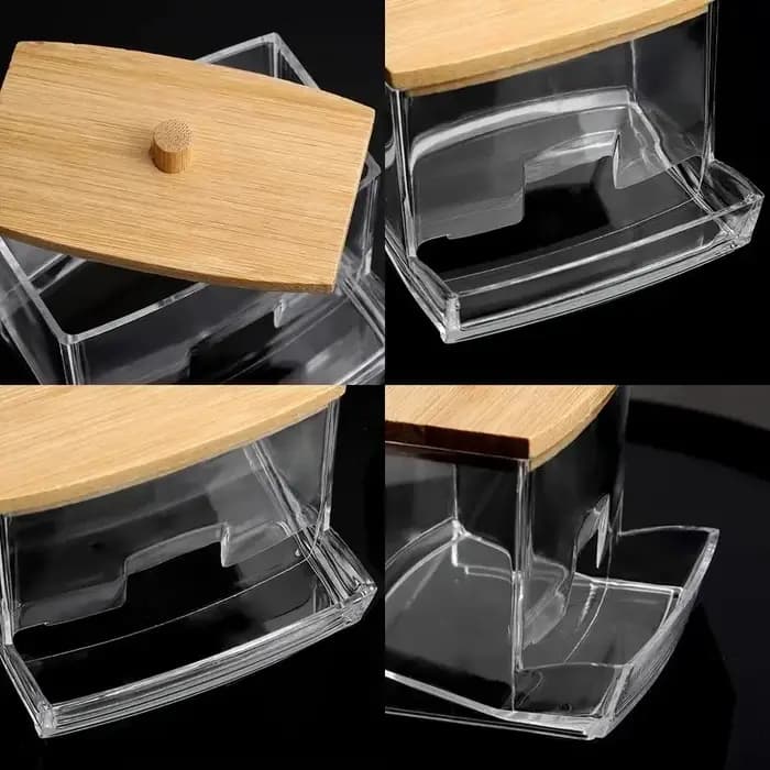Boîte de rangement pour coton-tige