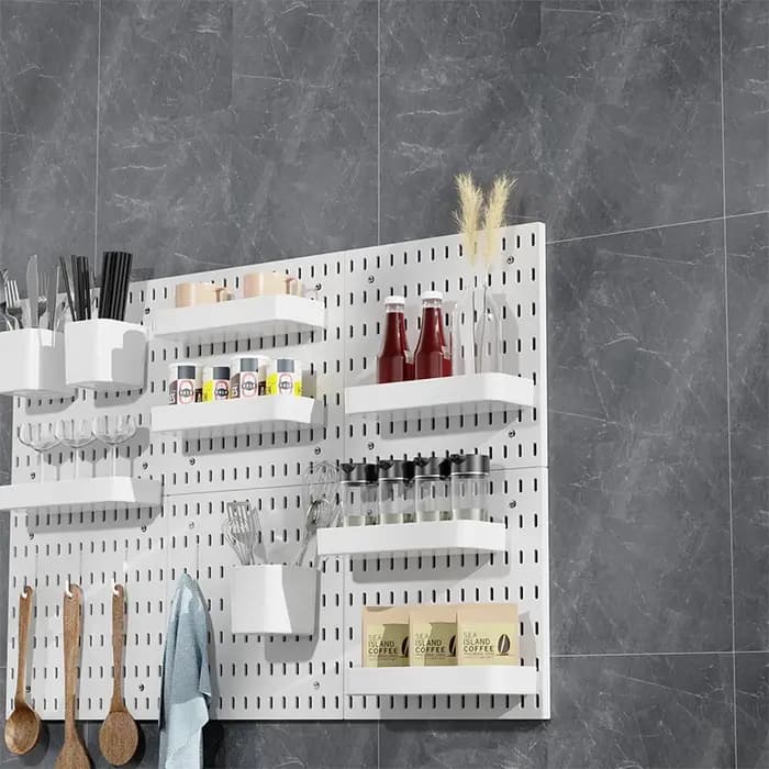 1 pièce ou 1 ensemble étagère murale panneau perforé affichage bricolage