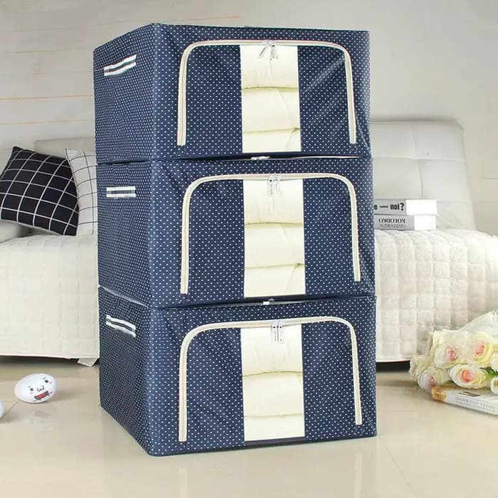 Sac de rangement empilable avec cadre en métal