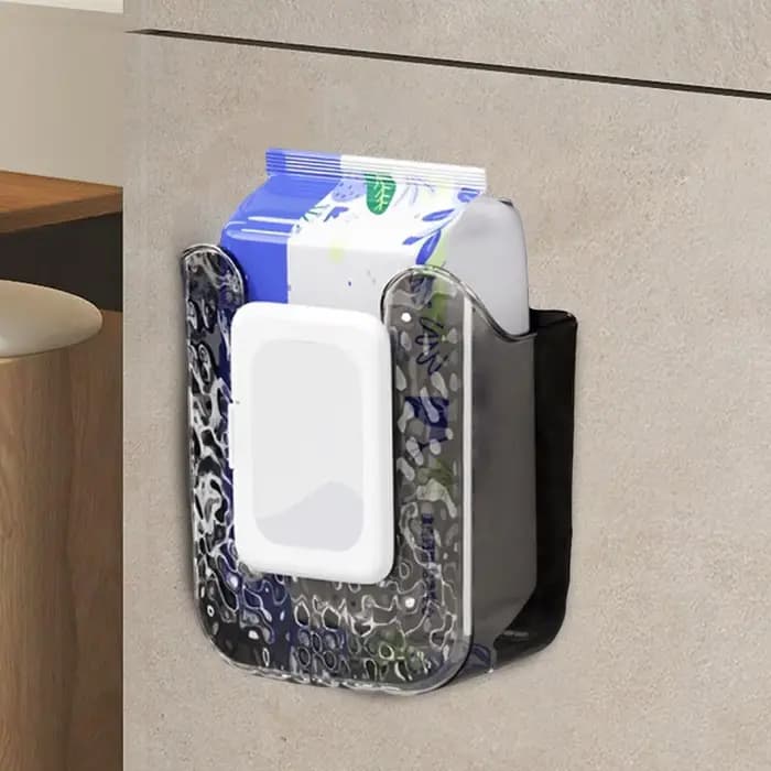 Boîte à mouchoirs murale sans perforation pour salle de bain