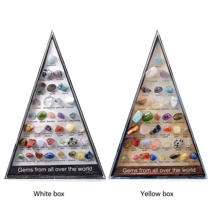 Échantillons de minerai de quartz du monde